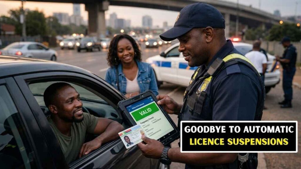 March 2026 Shock South Africa to Auto-Suspend Drivers Licences for Traffic Offences Without Warning